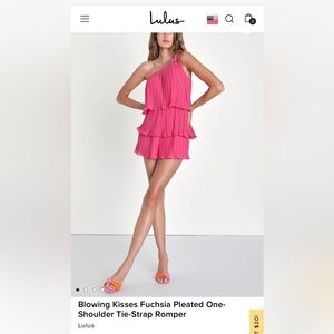 Lulus pink romper